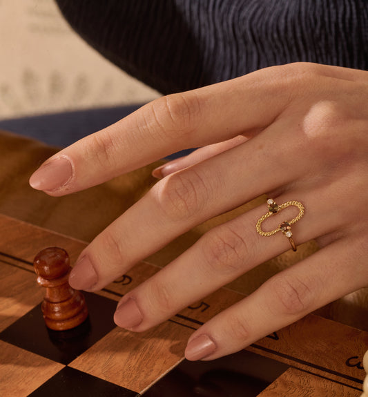 Anel Duna Oval 18k