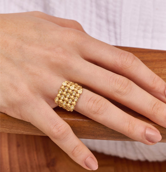 Anel Orbe 18k