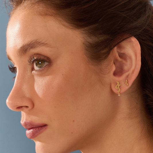 Brinco Piercing Bossa 18k