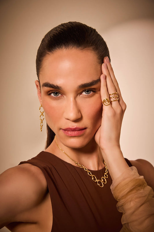 Brinco Sunset Longo 18k