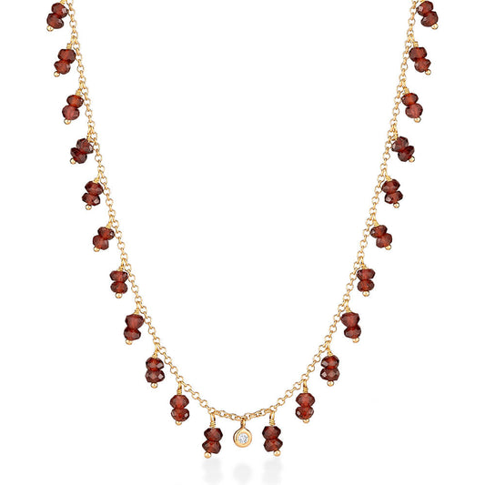 Colar Hanging Granada 18k