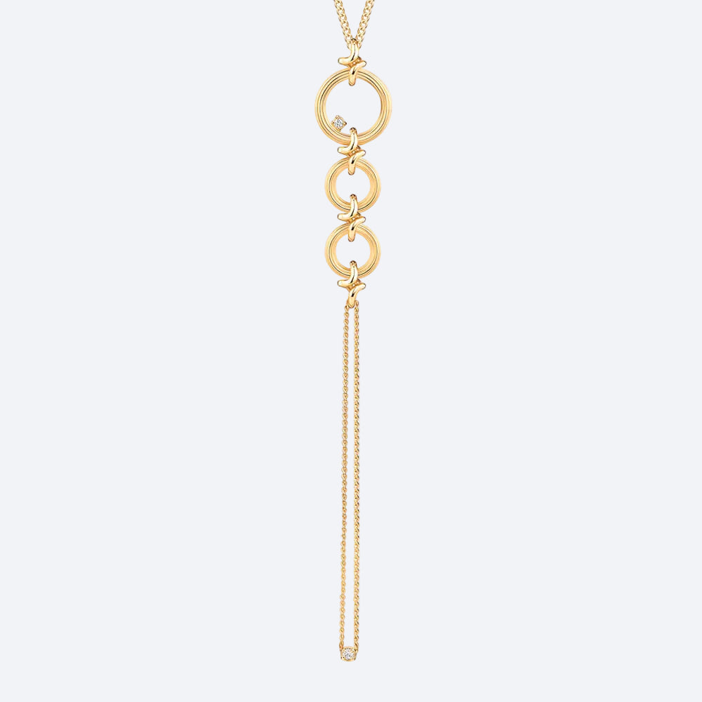 Colar Sunset Gravata 18k
