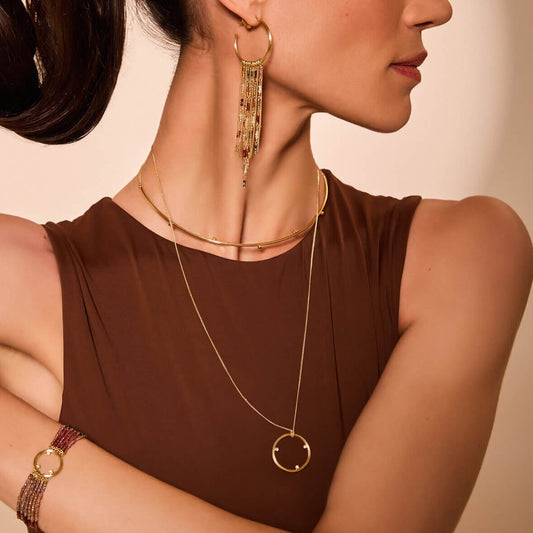Colar Sunset Longo 18k