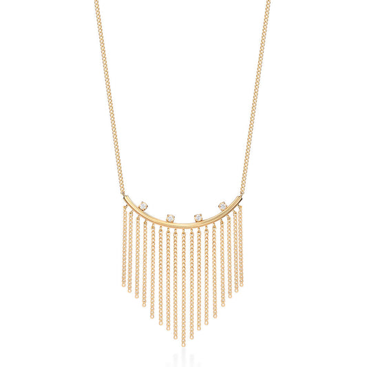 Colar Wave Franja 18k