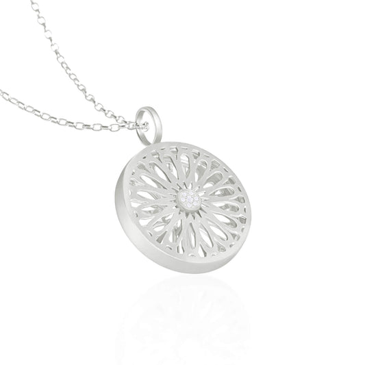 Pingente Gaudí 18k com diamantes