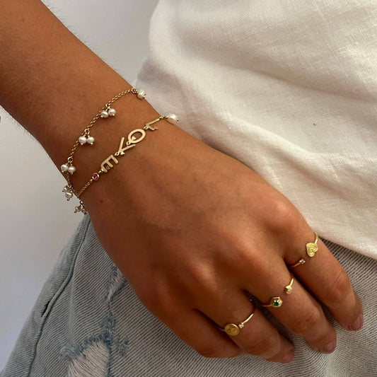 Pulseira Love 18k