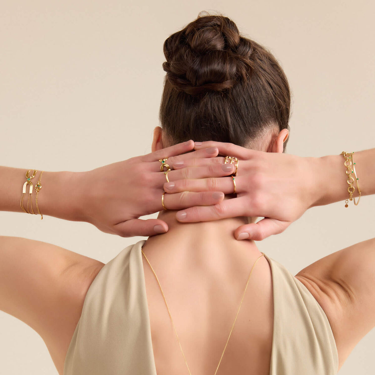 Pulseira Sunset Esmeralda 18k