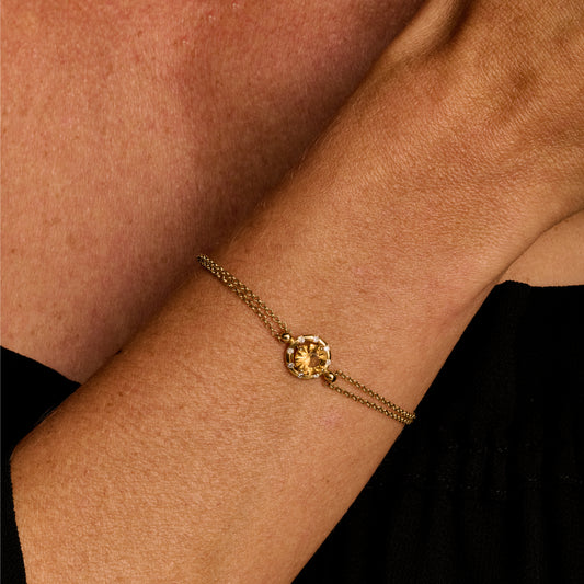 Pulseira Solar com Brilhantes 18k