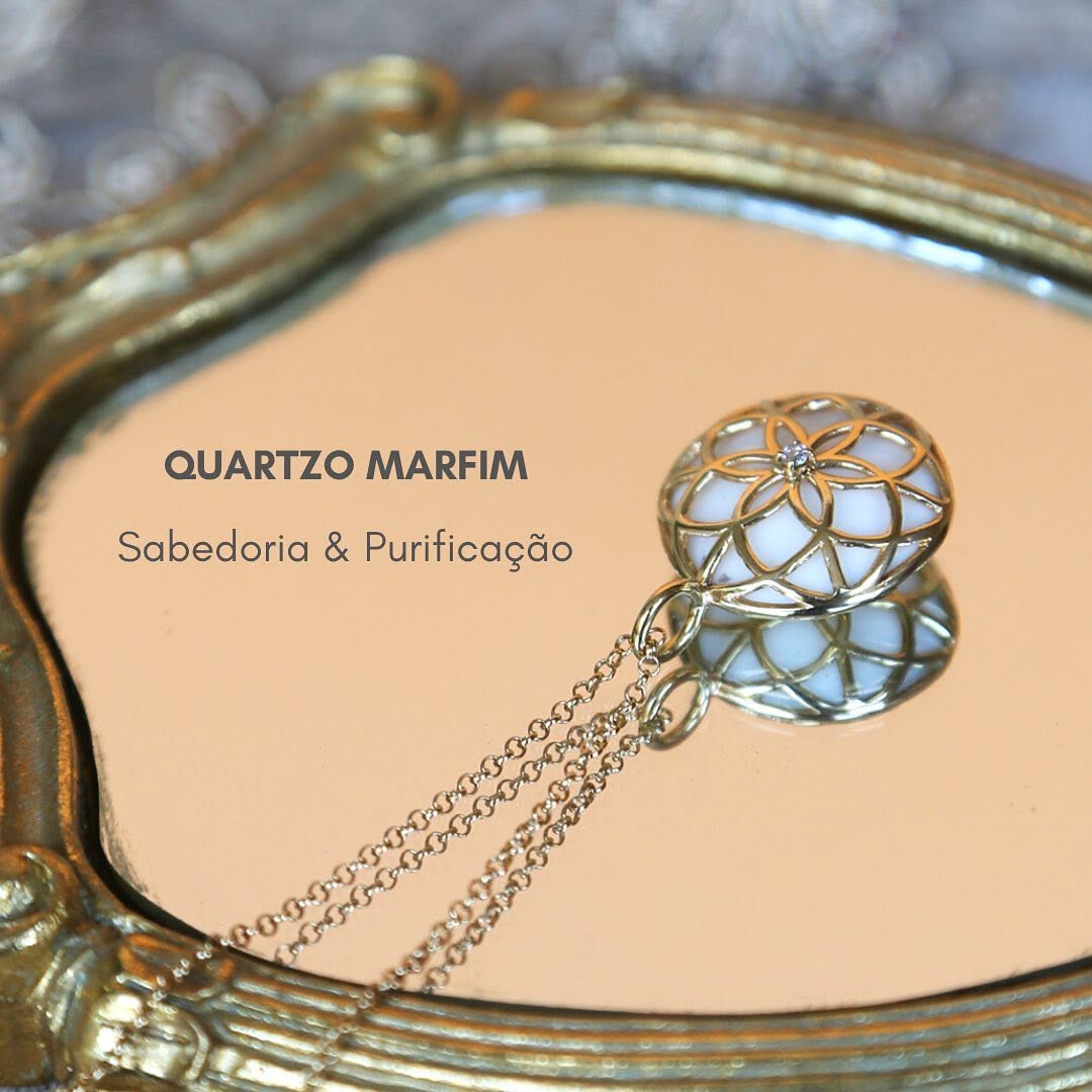 Colar Flor da Vida Single P 18k