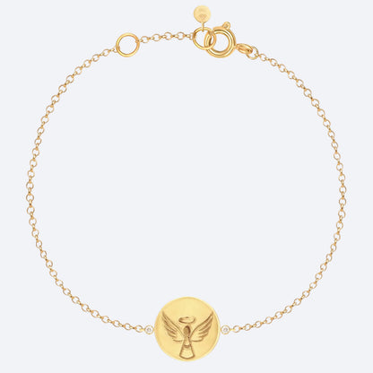 Pulseira Fé - Anjo 18k