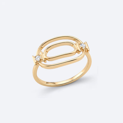 Anel Elo Arc 18k