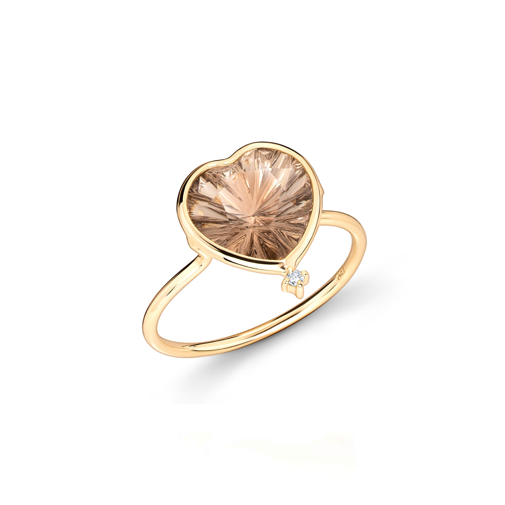 Anel Pulse Fumê P 18k