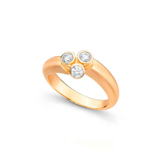 Anel Trilogia 18k