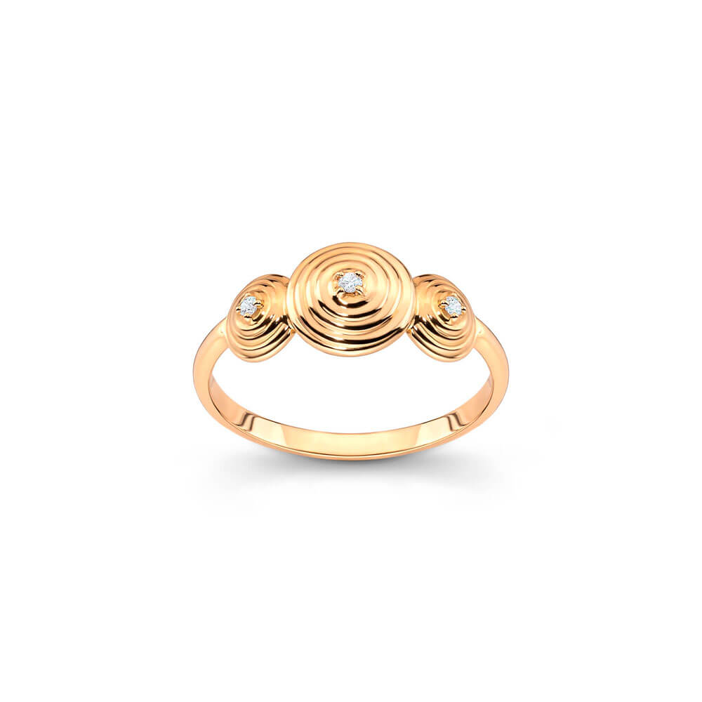 Anel Ciclos Trio 18k