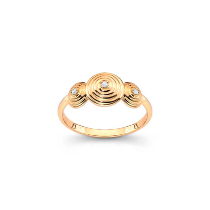 Anel Ciclos Trio 18k
