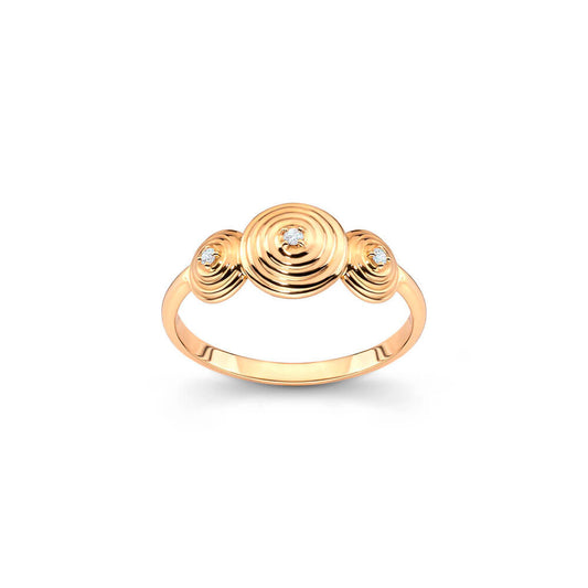Anel Ciclos Trio 18k
