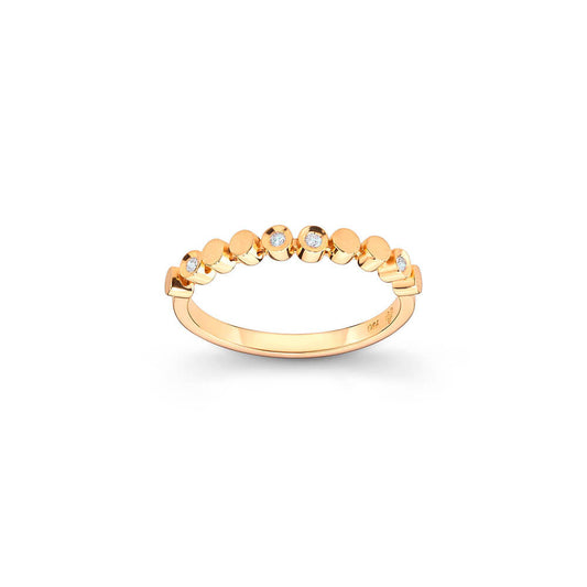 Anel Confete 1 fileira 18k