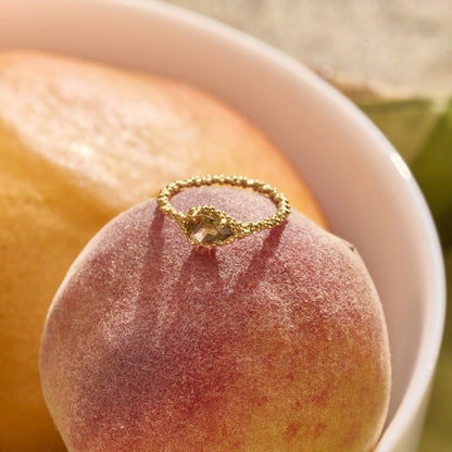 Anel Duna Andaluzita Gota 18k