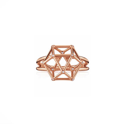 Anel Equilibrium G com Brilhantes 18k