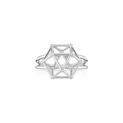 Anel Equilibrium G com Brilhantes 18k