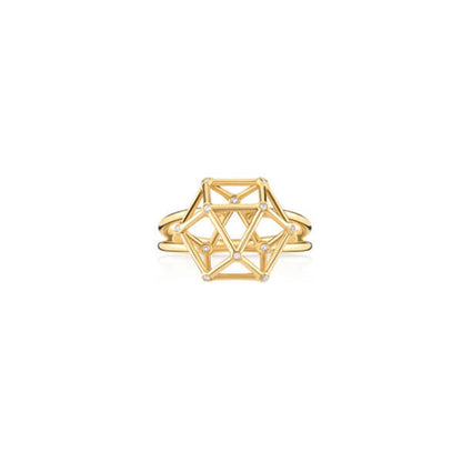 Anel Equilibrium M com Brilhantes18k