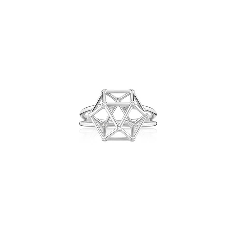 Anel Equilibrium M com Brilhantes18k