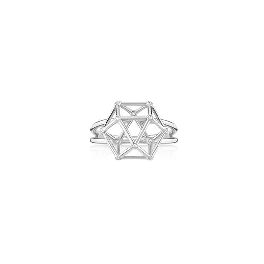 Anel Equilibrium M com Brilhantes18k