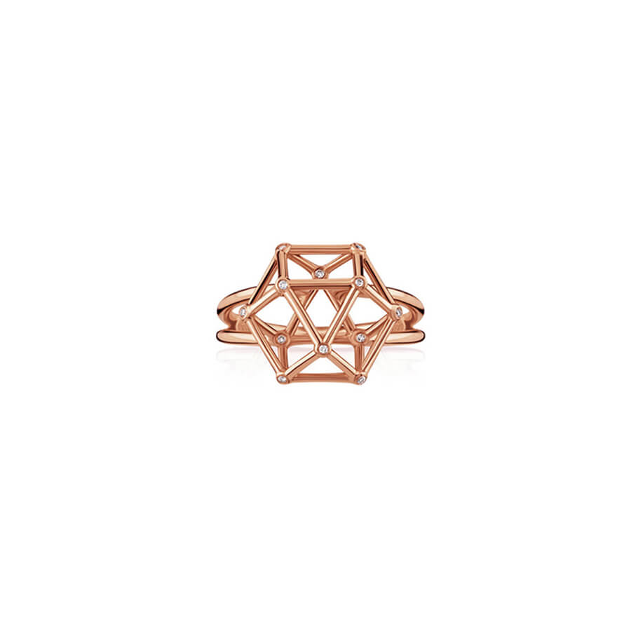 Anel Equilibrium M com Brilhantes18k