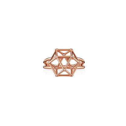 Anel Equilibrium M com Brilhantes18k