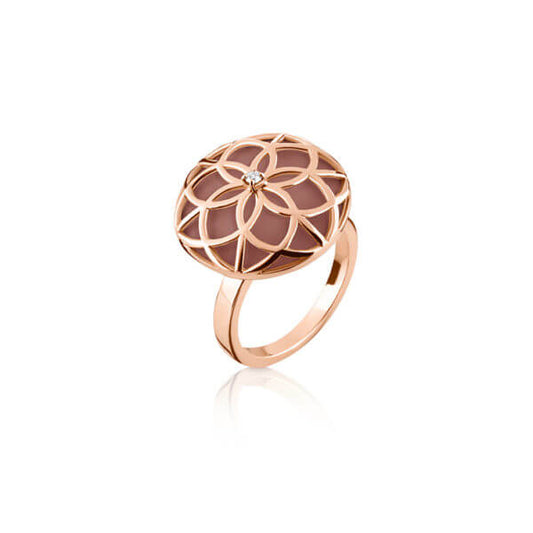 Anel Flor da Vida G 18k