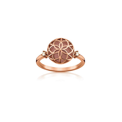 Anel Flor da Vida M 18k