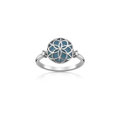 Anel Flor da Vida M 18k