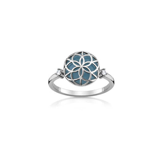 Anel Flor da Vida M 18k
