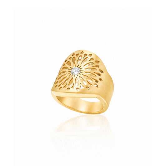 Anel Gaudí Brilhante 18k