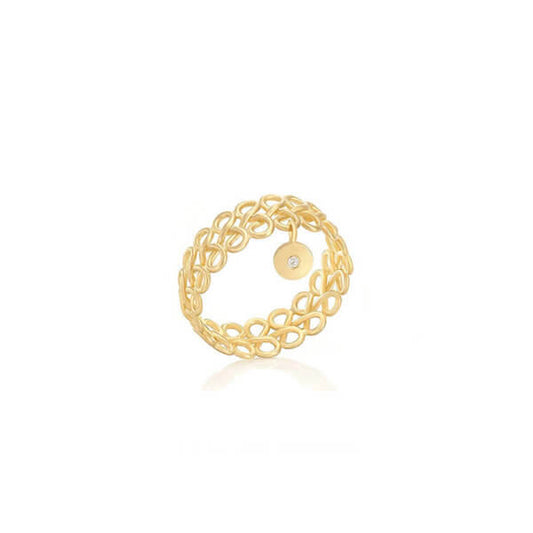 Anel Infinito P 18k