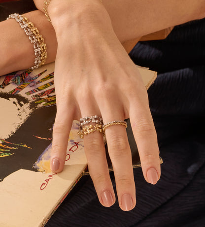 Anel Orbe Maleável 18k