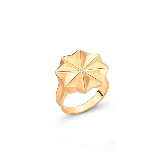 Anel Reflexo Mandala 18k