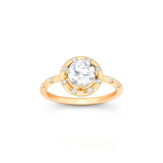 Anel Solar com brilhantes 18k