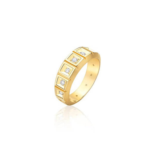 Anel Square Large 18k