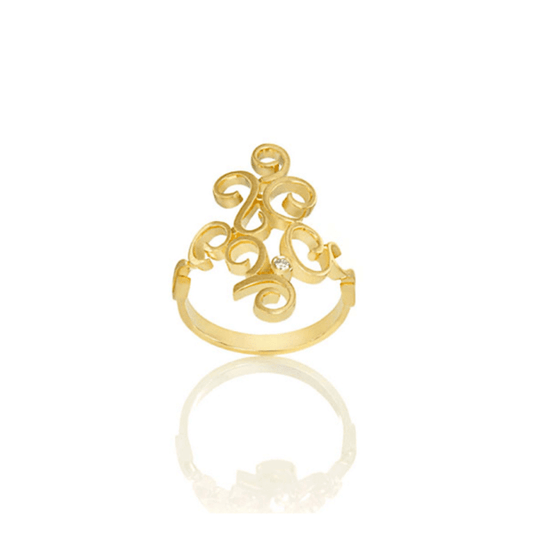 Anel Tribal 18k