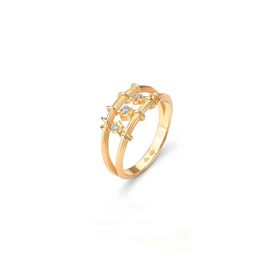 Anel Way Petit Brilhantes 18k