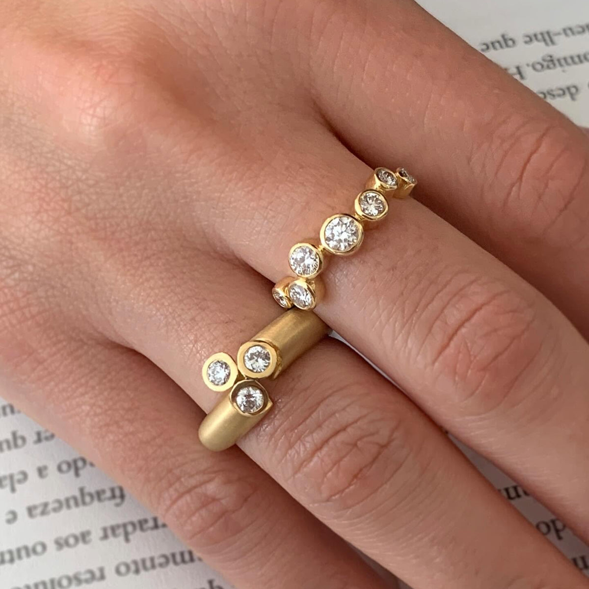 Anel Trilogia 18k