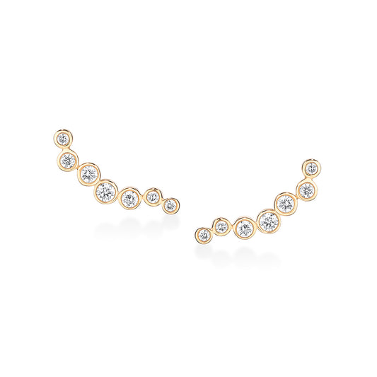 Brinco Earcuff Trilha 18k