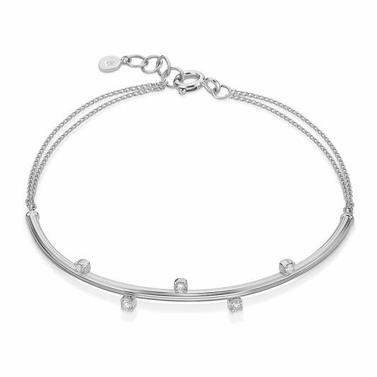 Bracelete Flow com Brilhantes 18k
