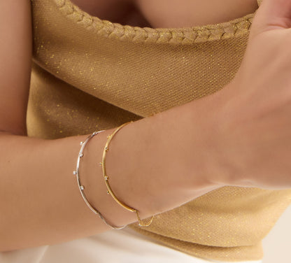 Bracelete Flow com Brilhantes 18k