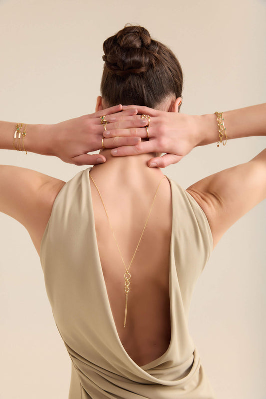 Bracelete Flow com Esmeraldas 18k