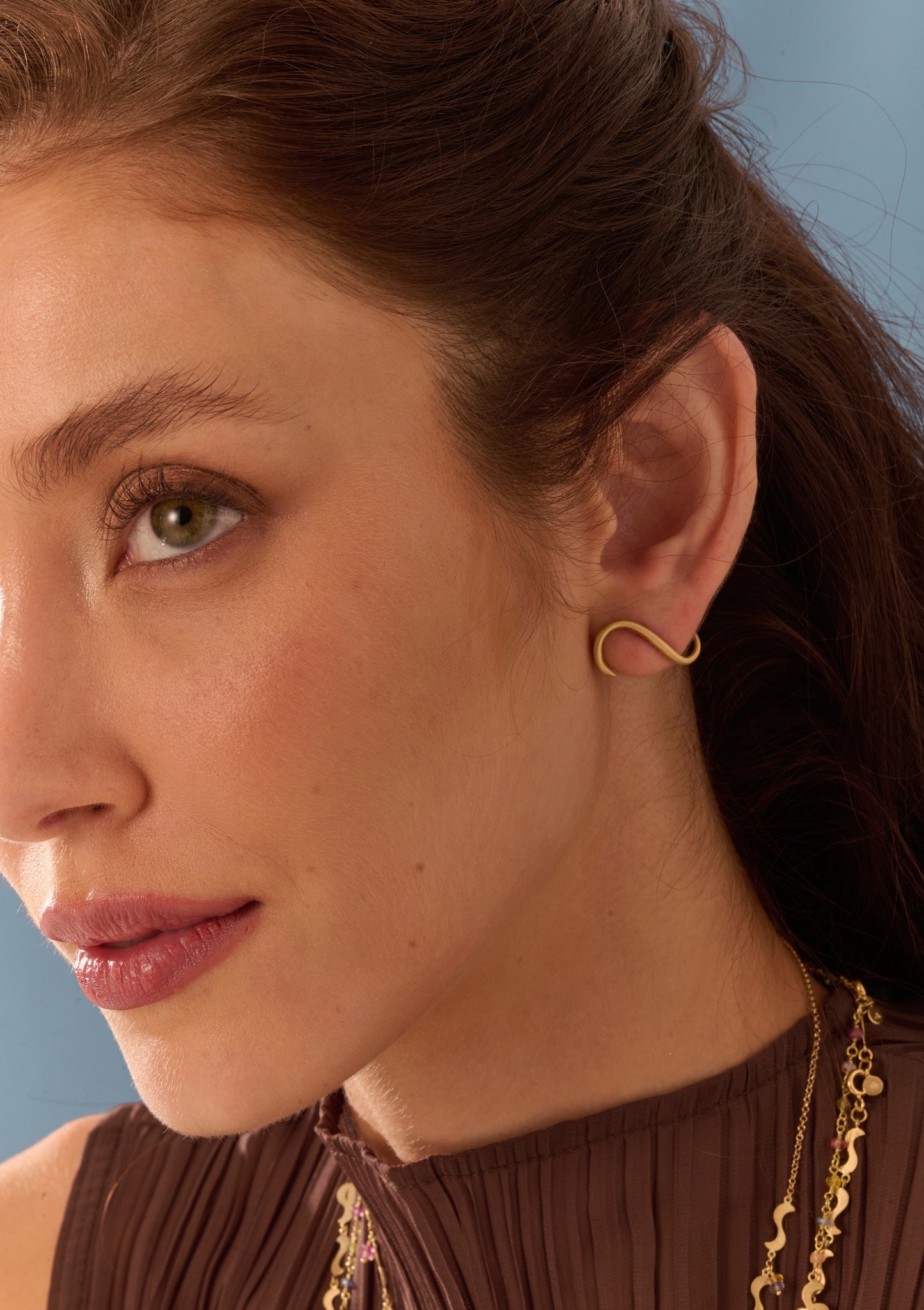 Brinco Bossa Dual 18k