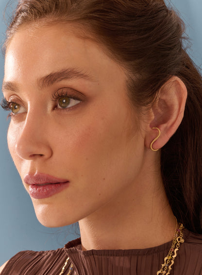 Brinco Bossa Dual 18k
