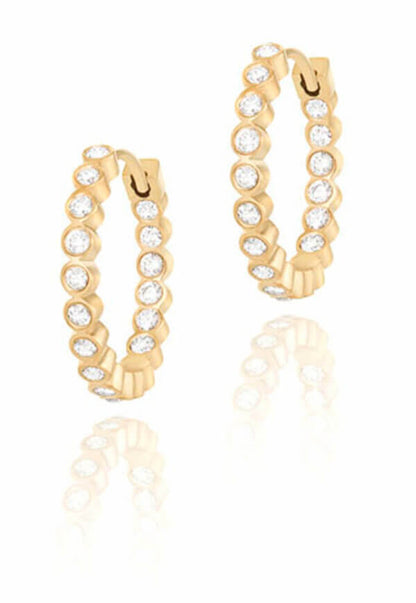 Brinco Argola Glow Petit 18k