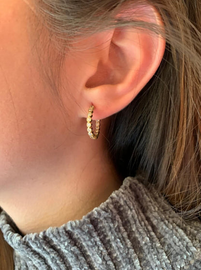 Brinco Argola Glow Petit 18k
